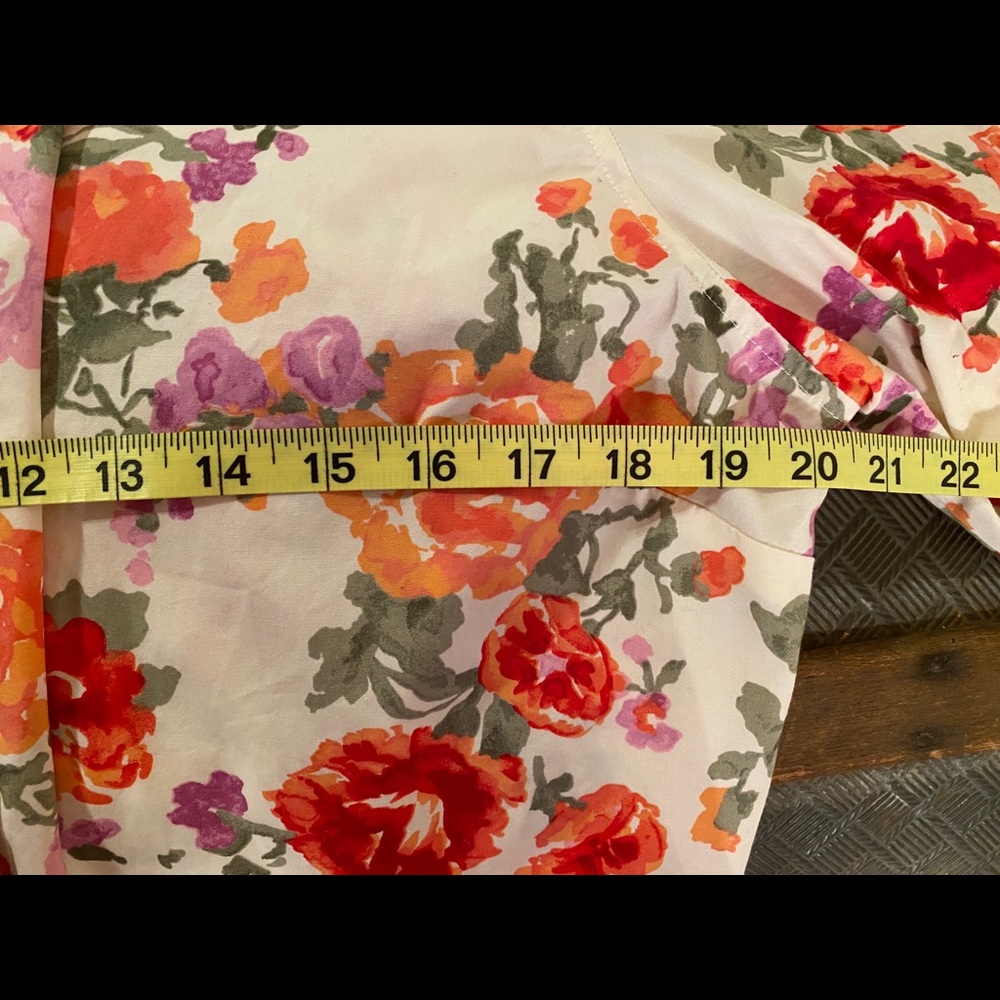 Colorful blouse Liz Claiborne Crazy Horse. Sz XL - Picture 6 of 8